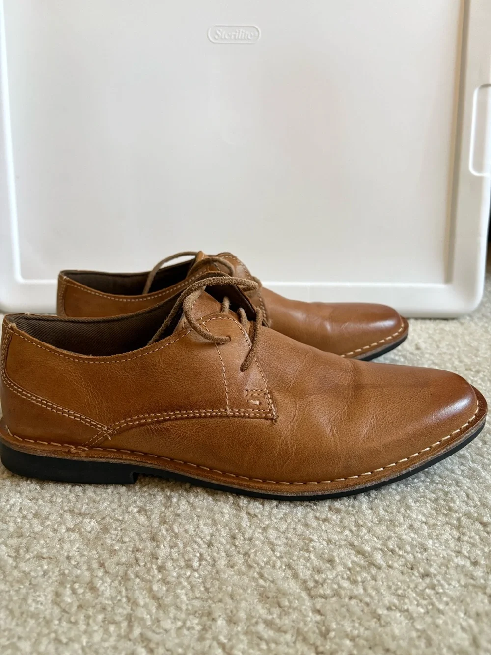 Men's Tan Leather Chukka Boots - Redtag